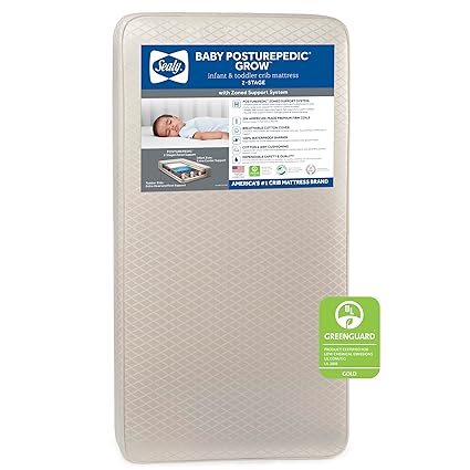Posturepedic Grace Hybrid - Firm 2 Stage Breathable Crib Mattress