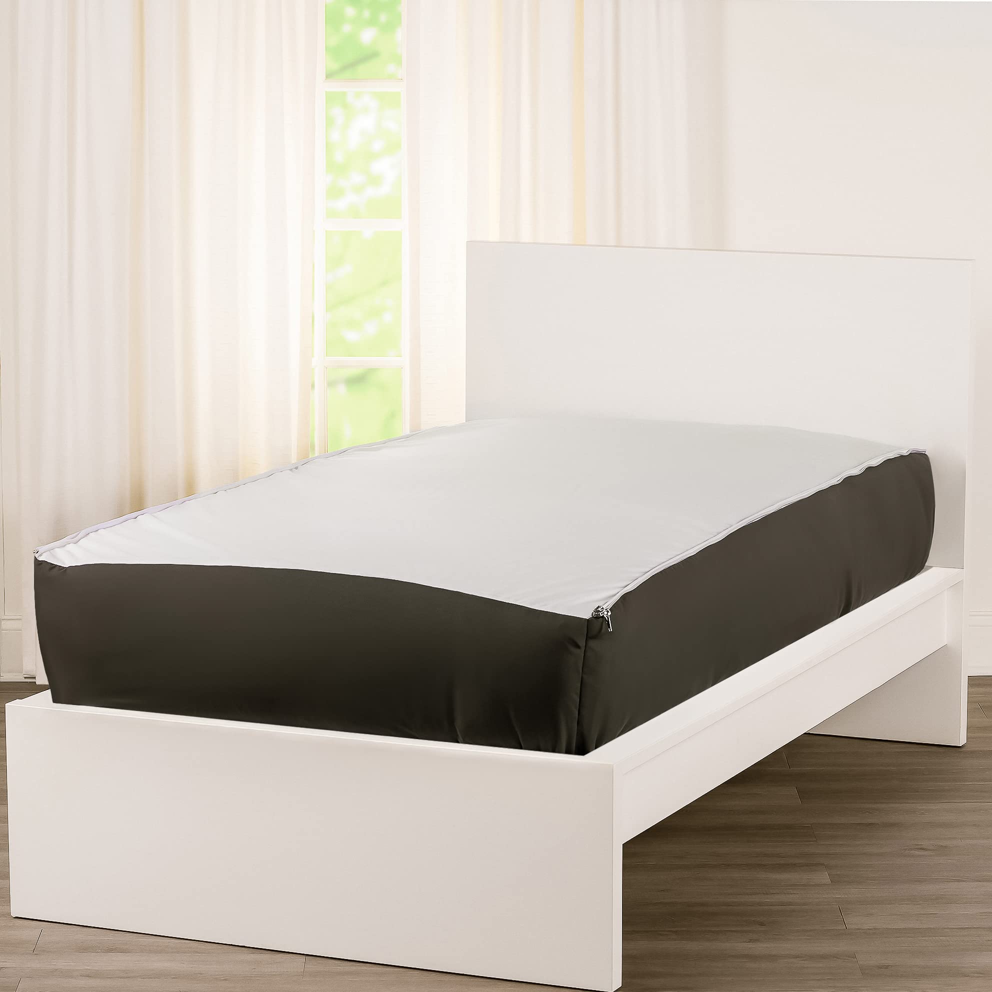 All-in-One Zippered Bunkie Bedding Set with Mattress Protector
