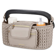 Stroller Organizer with Insulated Cup Holders, Adjustable Stroller Caddy