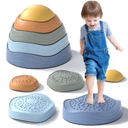 Stepping Stones for Kids, Non-Slip Toddler Stepping Stones, Indoor & Outdoor Toys
