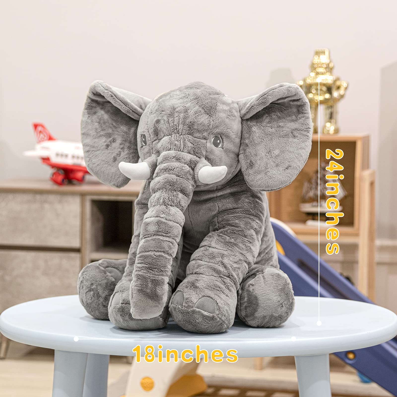 Big Stuffed Elephant, Large Elephant Stuffed Animal