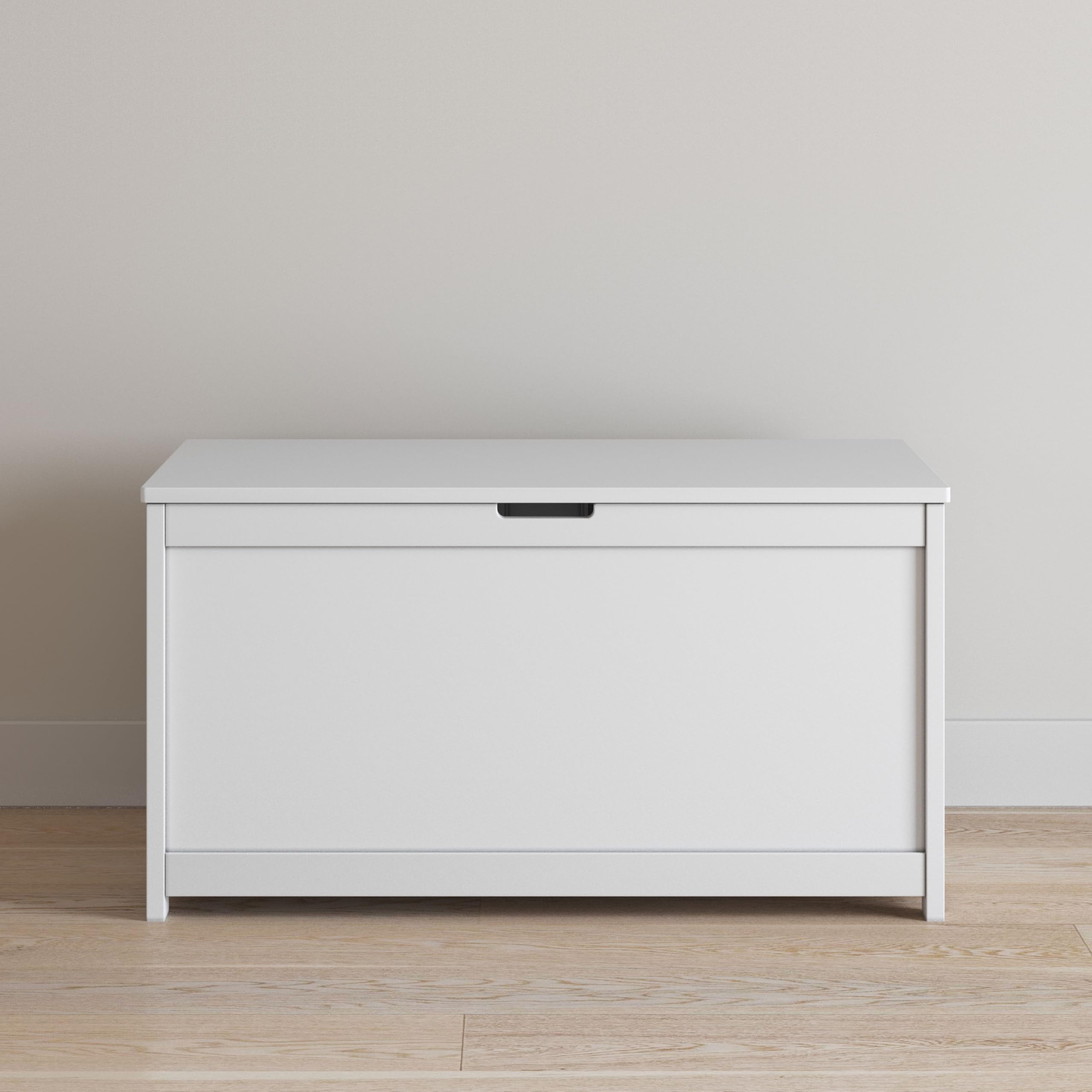 33" Wood Toy Storage Chest with Soft Close Safety Hinges