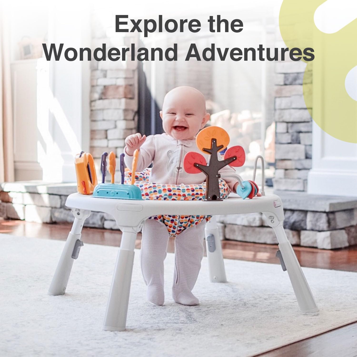 3-in-1 Convertible Baby Activity Center & Play Table