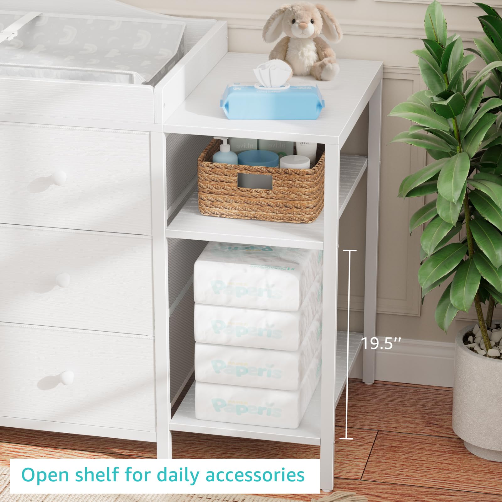 Baby Dresser with Changing Table Top