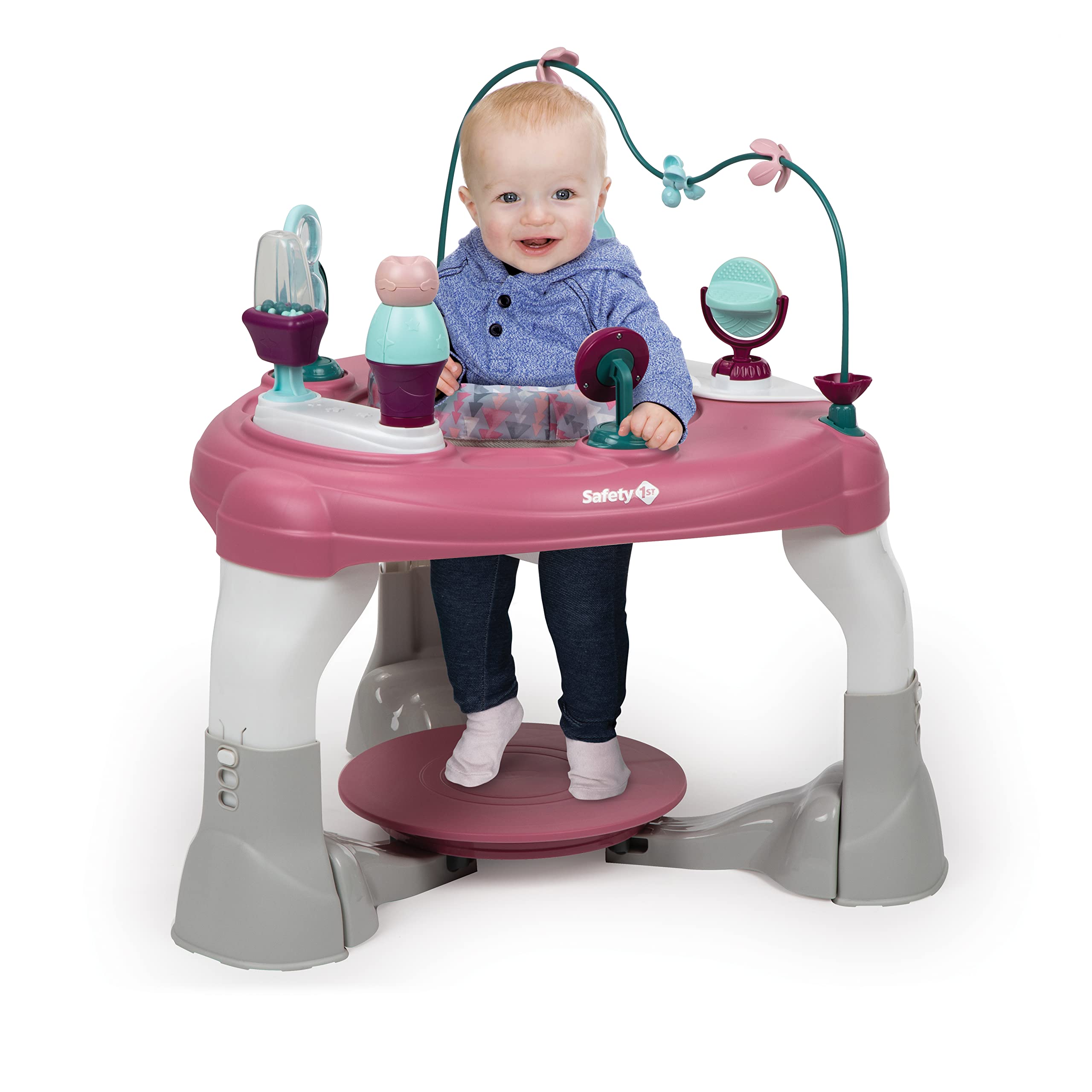 4-in-1 Stationary Activity Center Oslo Pink