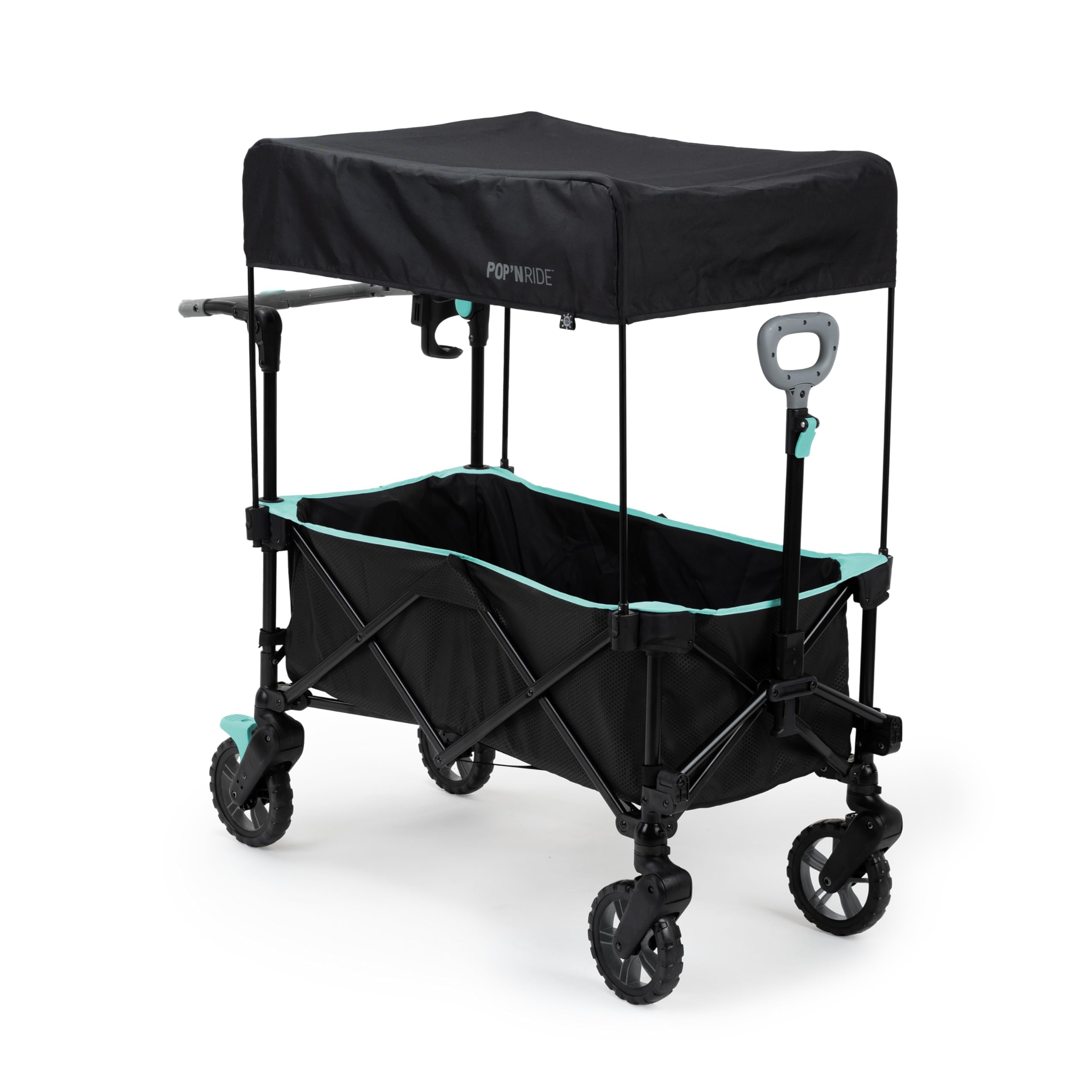 Ingenuity Pop 'N Ride Lightweight Stroller Wagon - Face-to-Face Seats for 2
