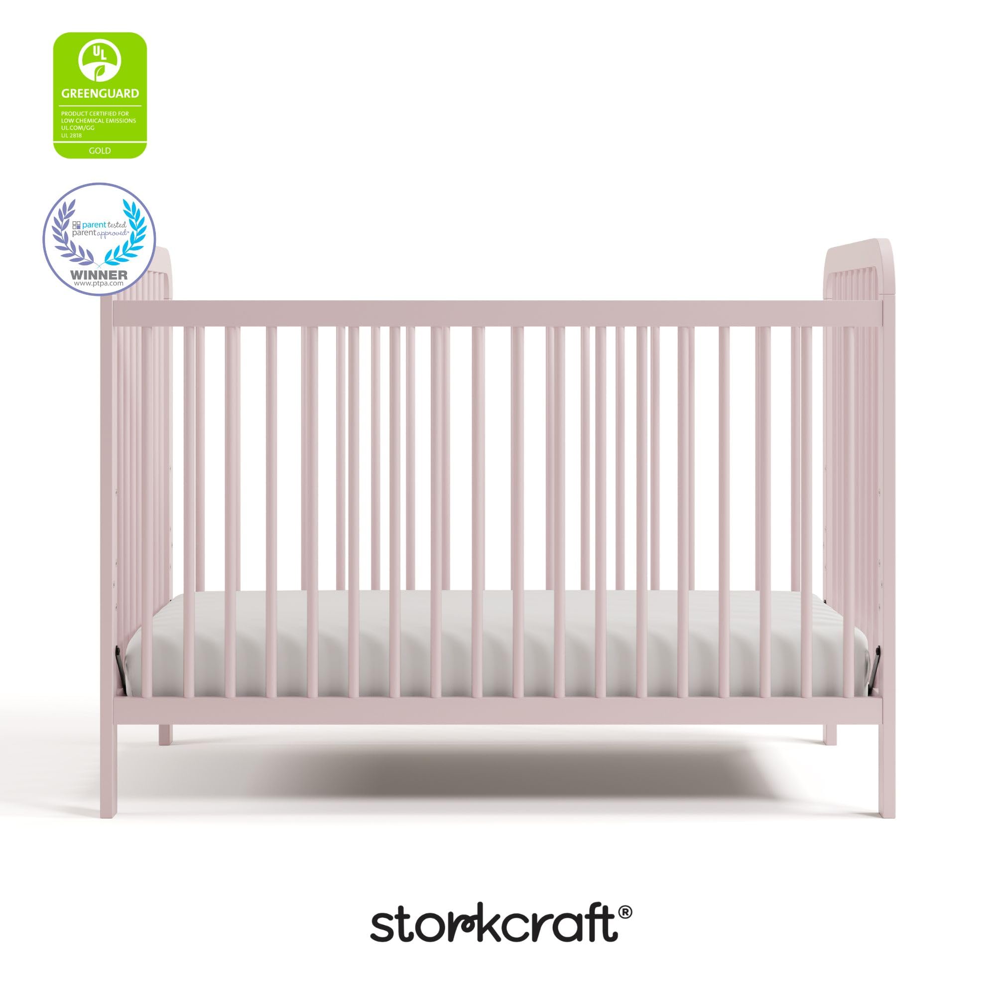 Pasadena Convertible Crib (Blush) – GREENGUARD Gold Certified