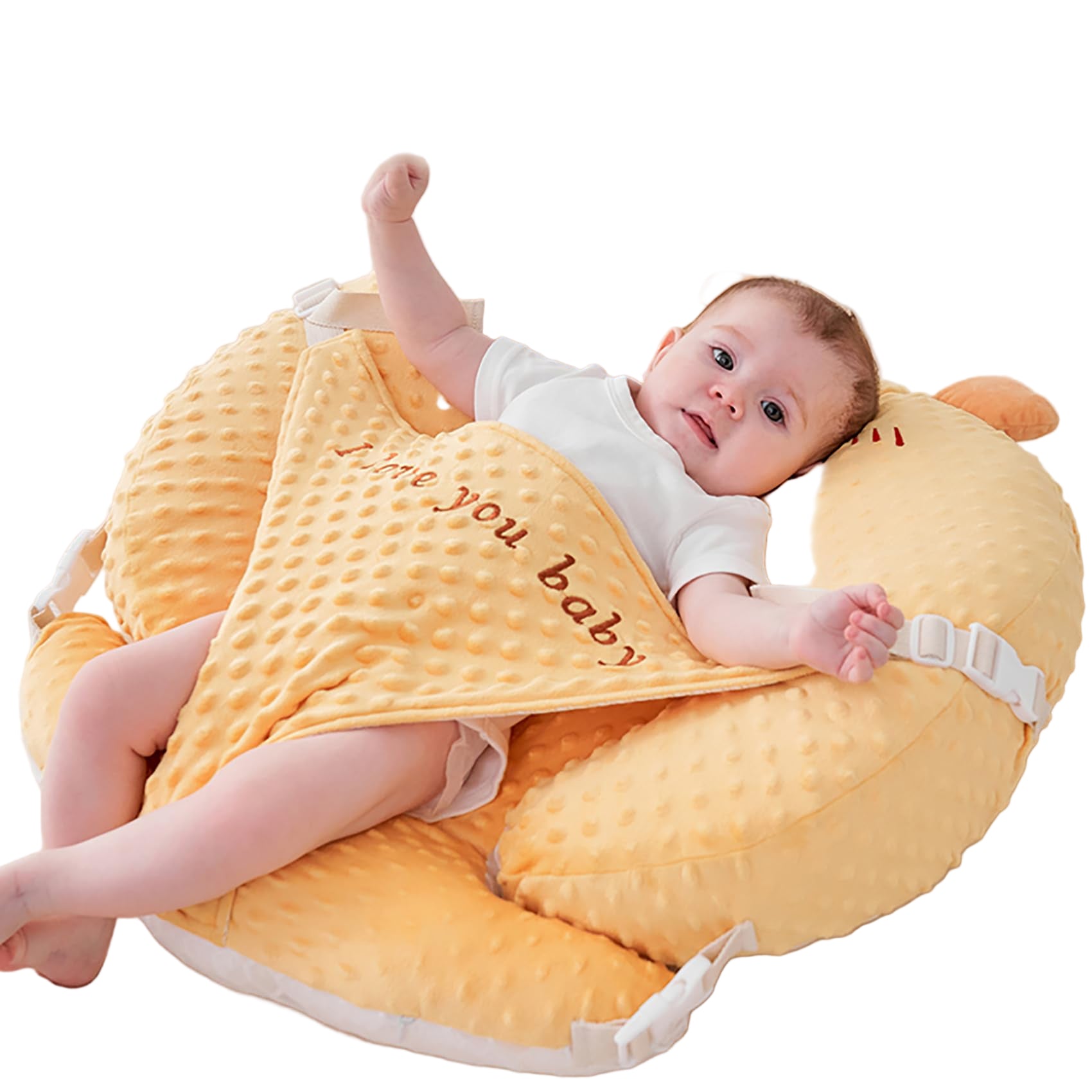 Nursing Pillow and Positioner, Plus Size Breast Feeding Pillow for More Support