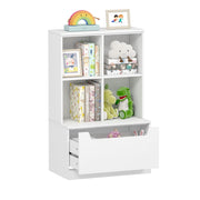 Kids Bookshelf and Toy Storage Organizer