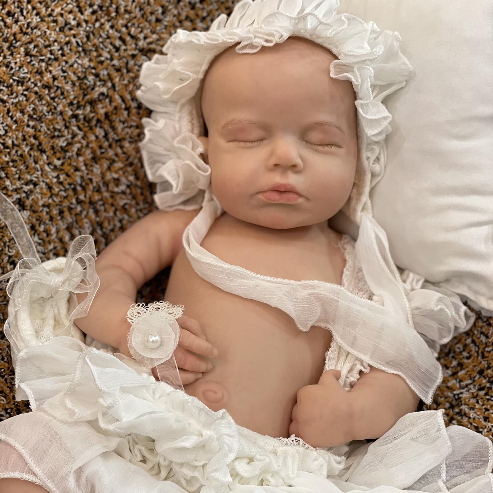 Reborn Baby Dolls Realistic Newborn 18 Inch Reborn Full Silicone Soft Body Real