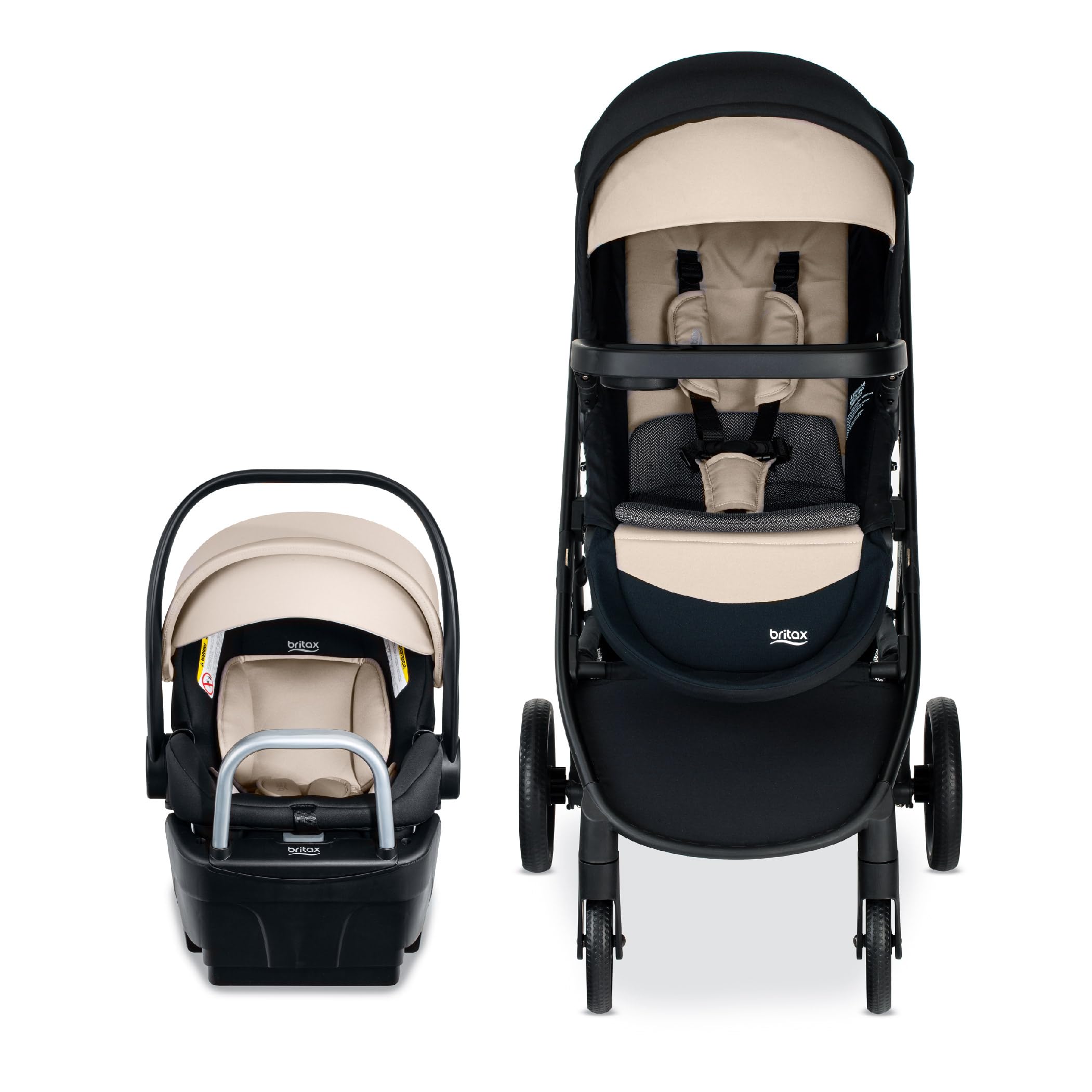 Willow Brook S+ Baby Travel System, Infant Car Seat and Stroller Combo with Alpine Base