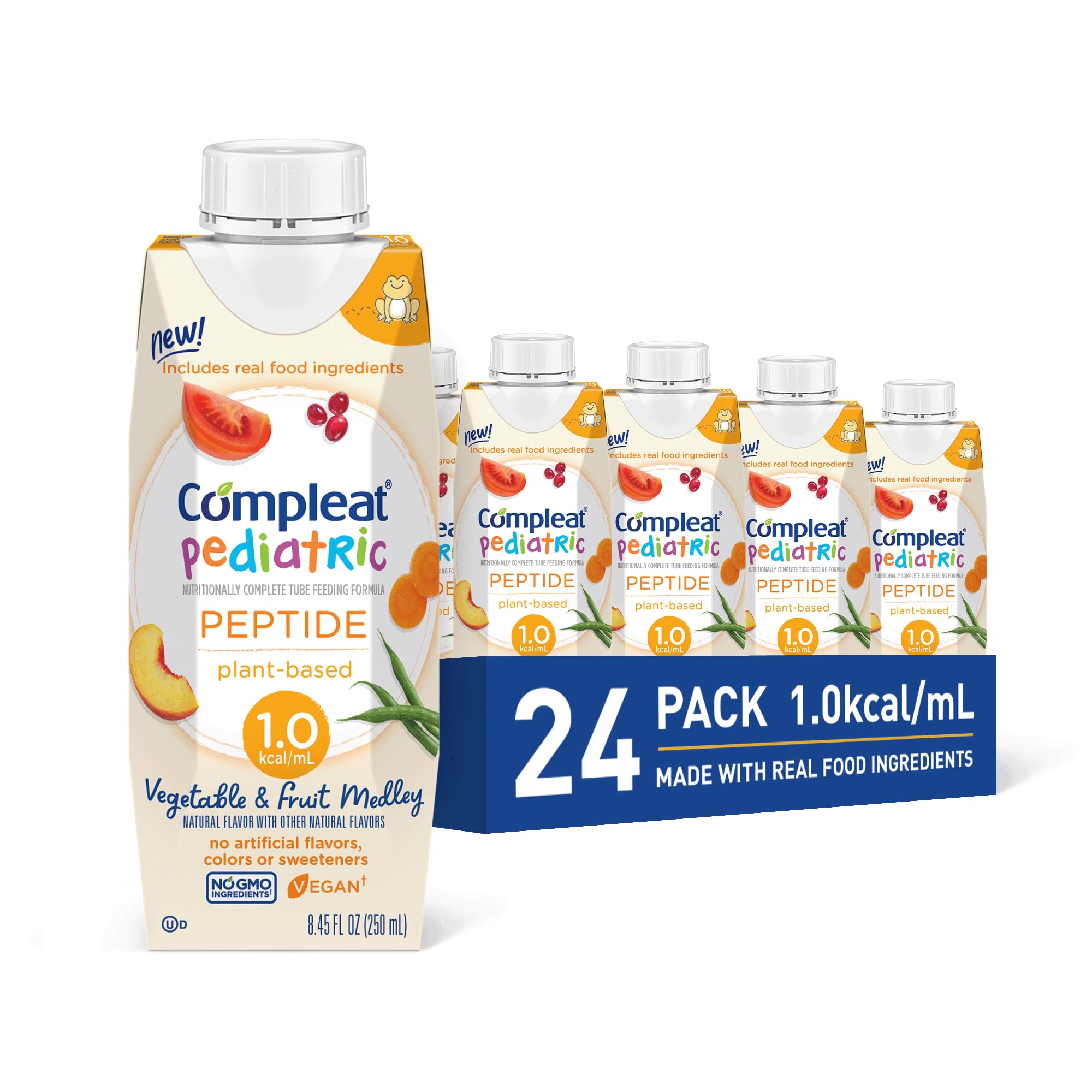 Pediatric Peptide 1.0 Pediatric Tube Feeding Formula Vegetable/Fruit Medley