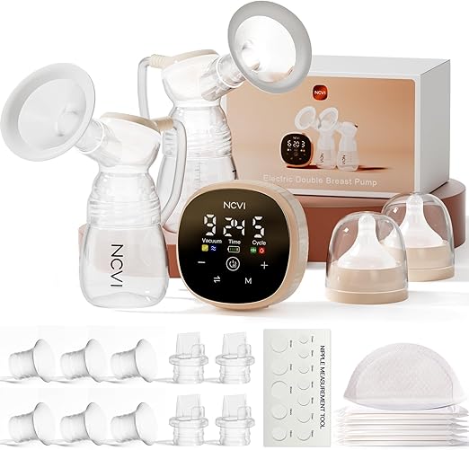 2-in-1 Electric Breast Pump with Wearable Cups, Spa-Like Comfort