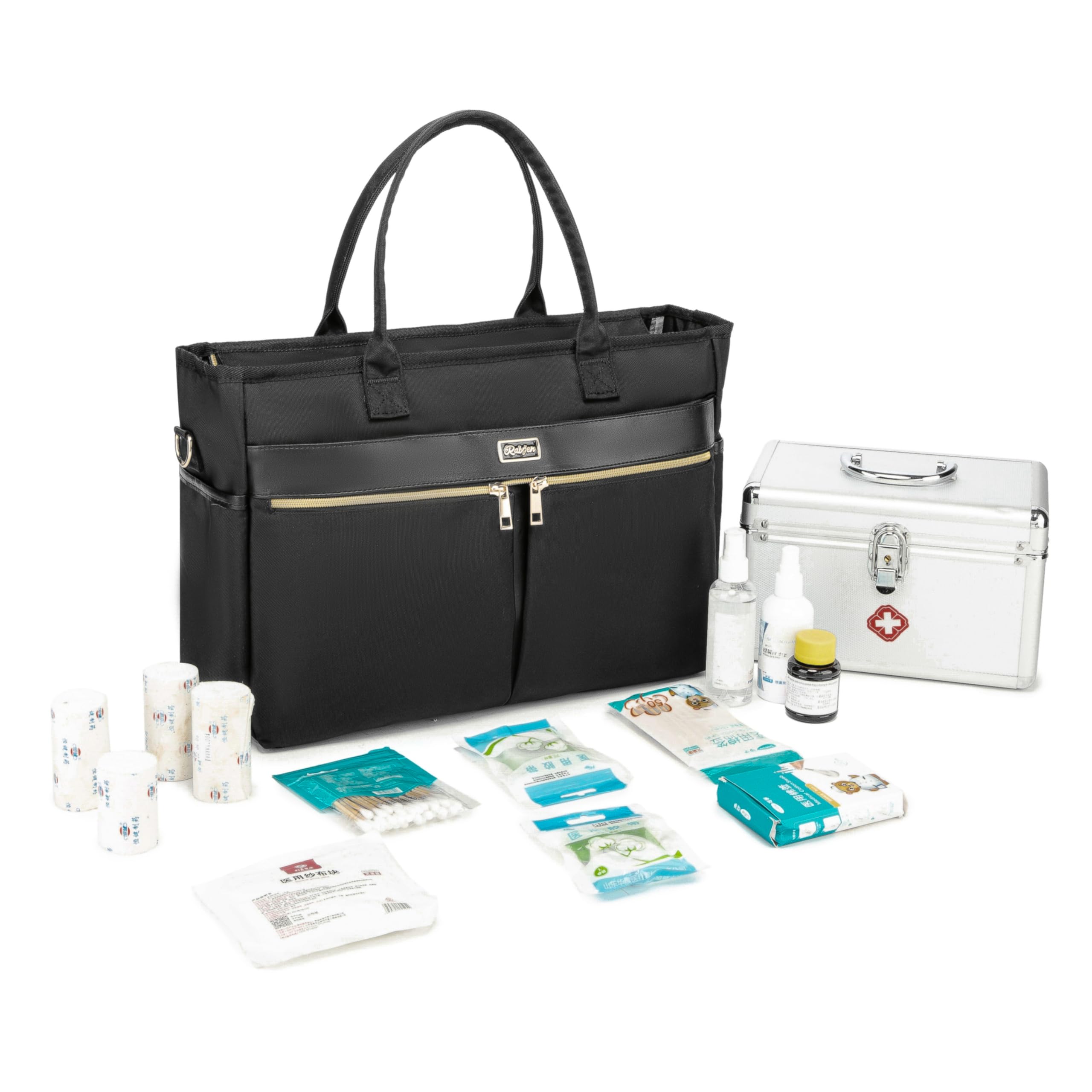 Nurse Tote Bag, Laptop Work Bag, Medical Supplies Shoulder Bag