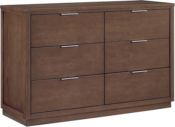 Forever 6 Drawer Dresser, Fully Assembled - Naturals Collection, Rustic Grey