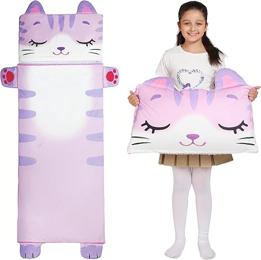 Toddler Nap Mat for Kids Sleeping Mat Napping Mats Slumber Bags Foldable