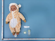 15-Inch Realistic Baby Doll with Giraffe Pajamas – Lifelike Soft Body A