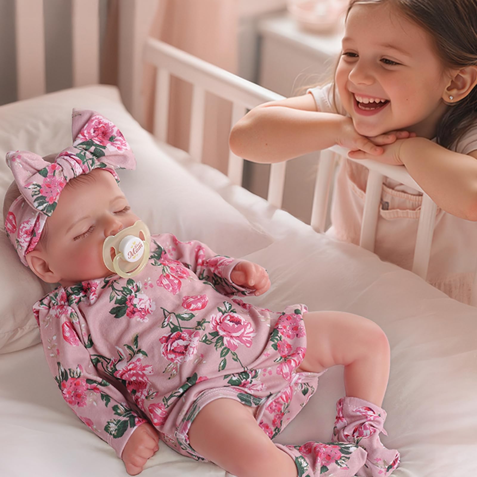 Lifelike Reborn Baby Dolls - 20 inch Sleeping Realistic Newborn Baby Dolls Soft Body