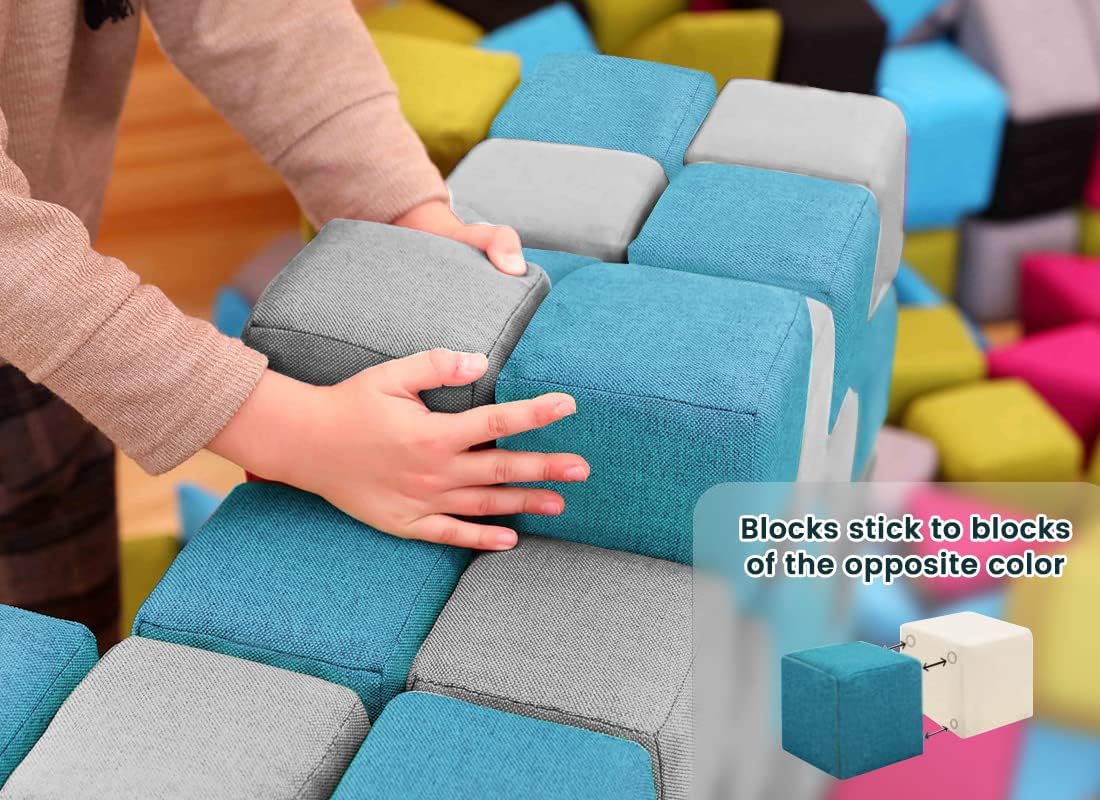 Magnetic Soft Building Blocks for Kids, Magnetic Blocks, Big Blocks, Educational Toys