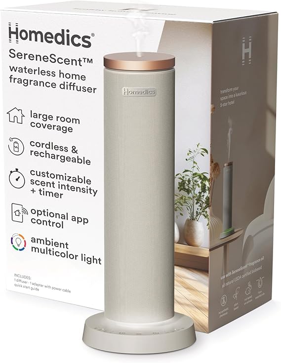 SereneScent Fabric Rechargeable Waterless Diffuser