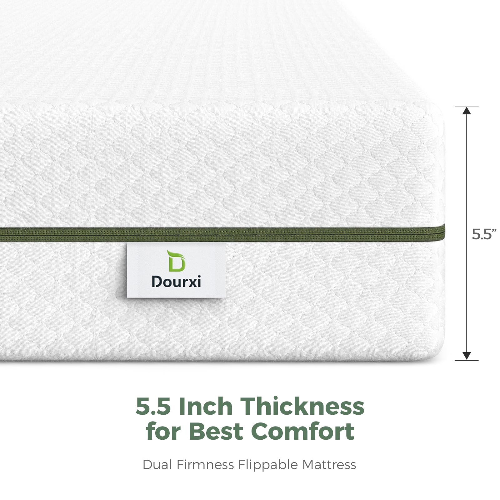 Dual-Sided Crib Mattress with Gel Memory Foam