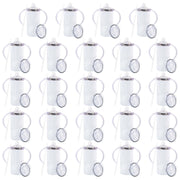 24 Pack Sublimation Blanks Sippy Cup Baby Bottle with Handles