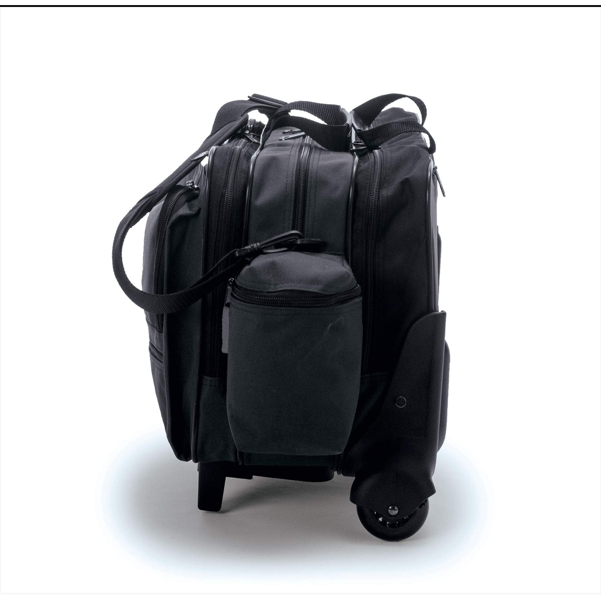 Rolling Med Bag with EZ-View: Waterproof, Ultimate Mobility for Healthcare Pros