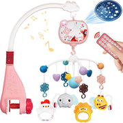 Crib Mobile with Music and Lights, Baby Mobile for Crib Toys with Rotation
