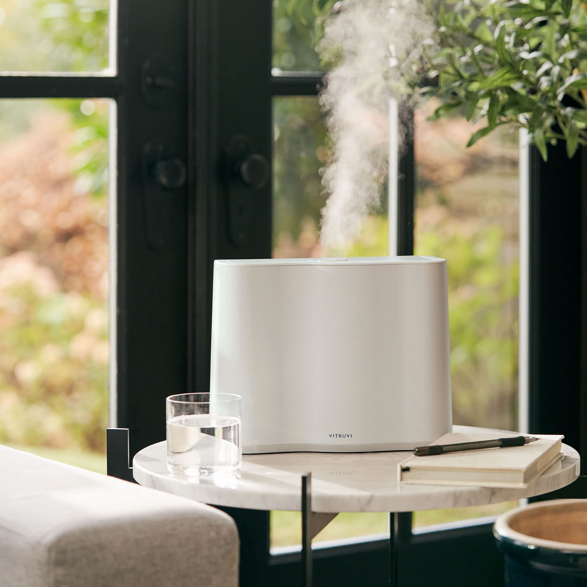 Cloud Bedside Humidifier, White Humidifier, 24 Hr Run Time