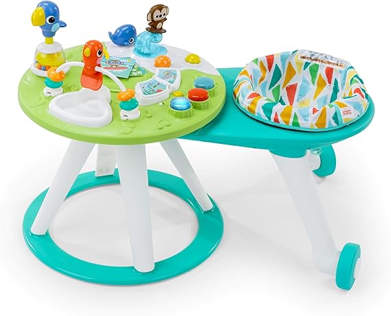 Around We Go 2-in-1 Baby Walker, Discovery Activity Center and Table