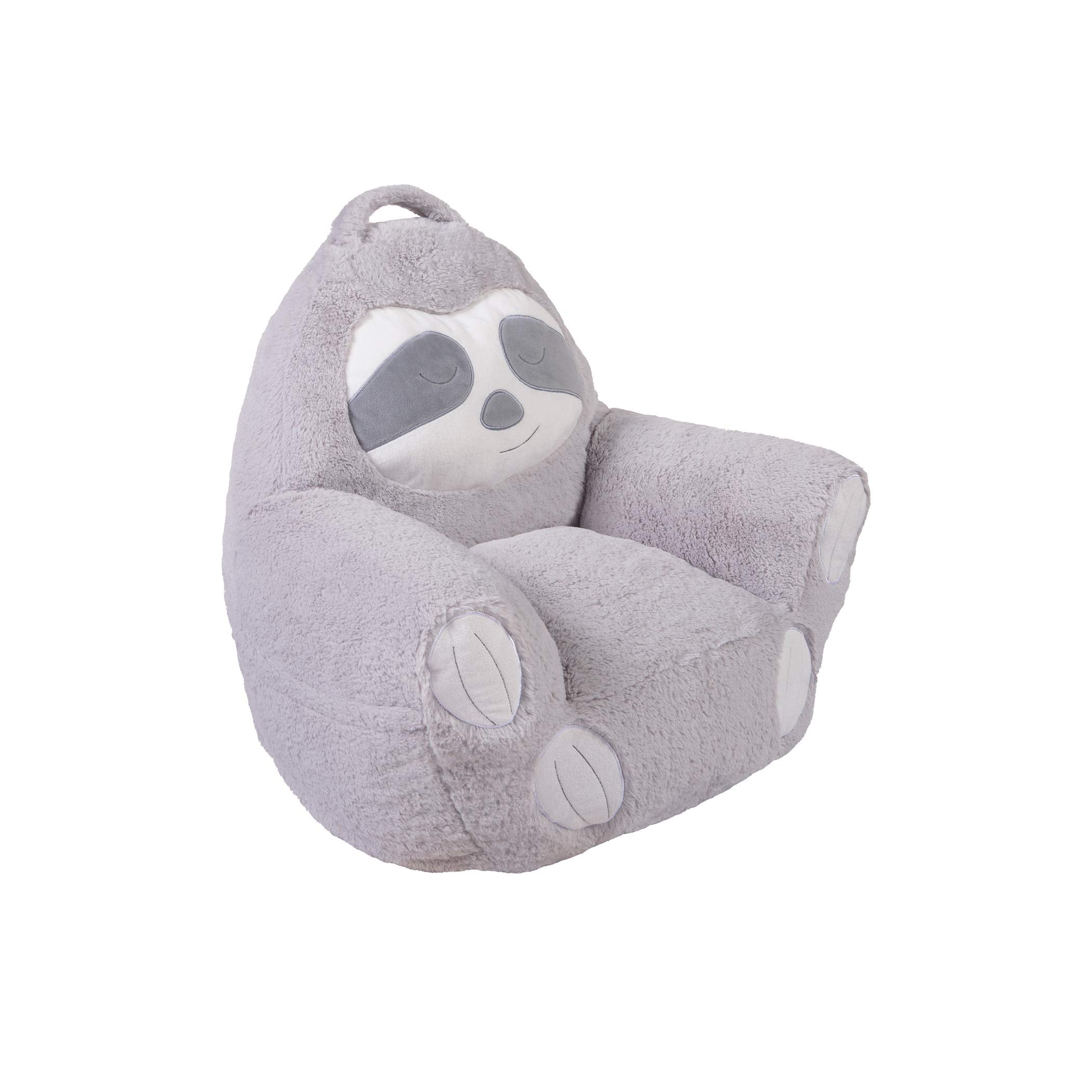 Sloth Toddler Plush Character Kids Chair Comfy Pillow Chair for Boys and Girls