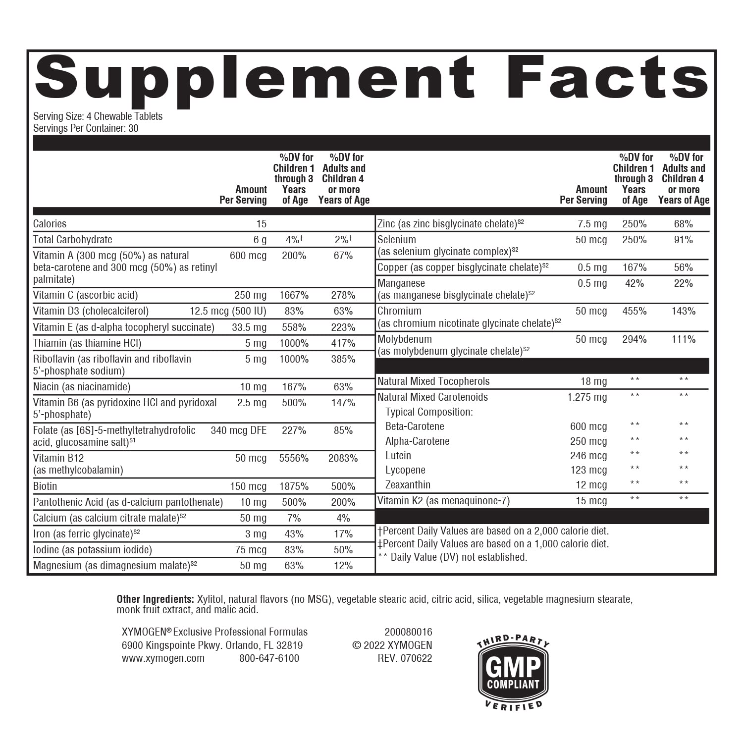 Children's ActivNutrients Chewable - Mixed Berry Multivitamin for Kids
