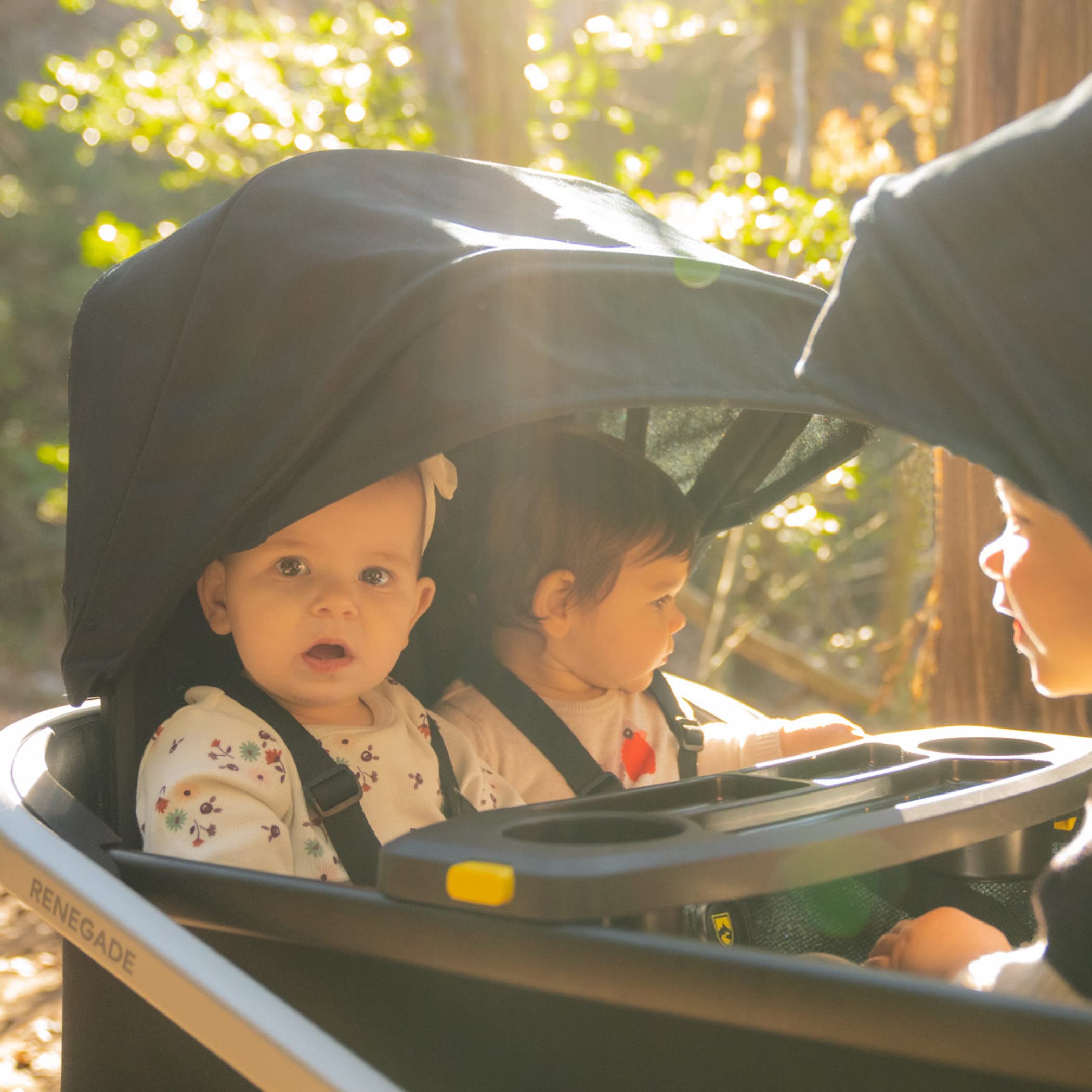 Renegade Stroller Wagon Water-Resistant Dual Canopy Kit, Nightfall