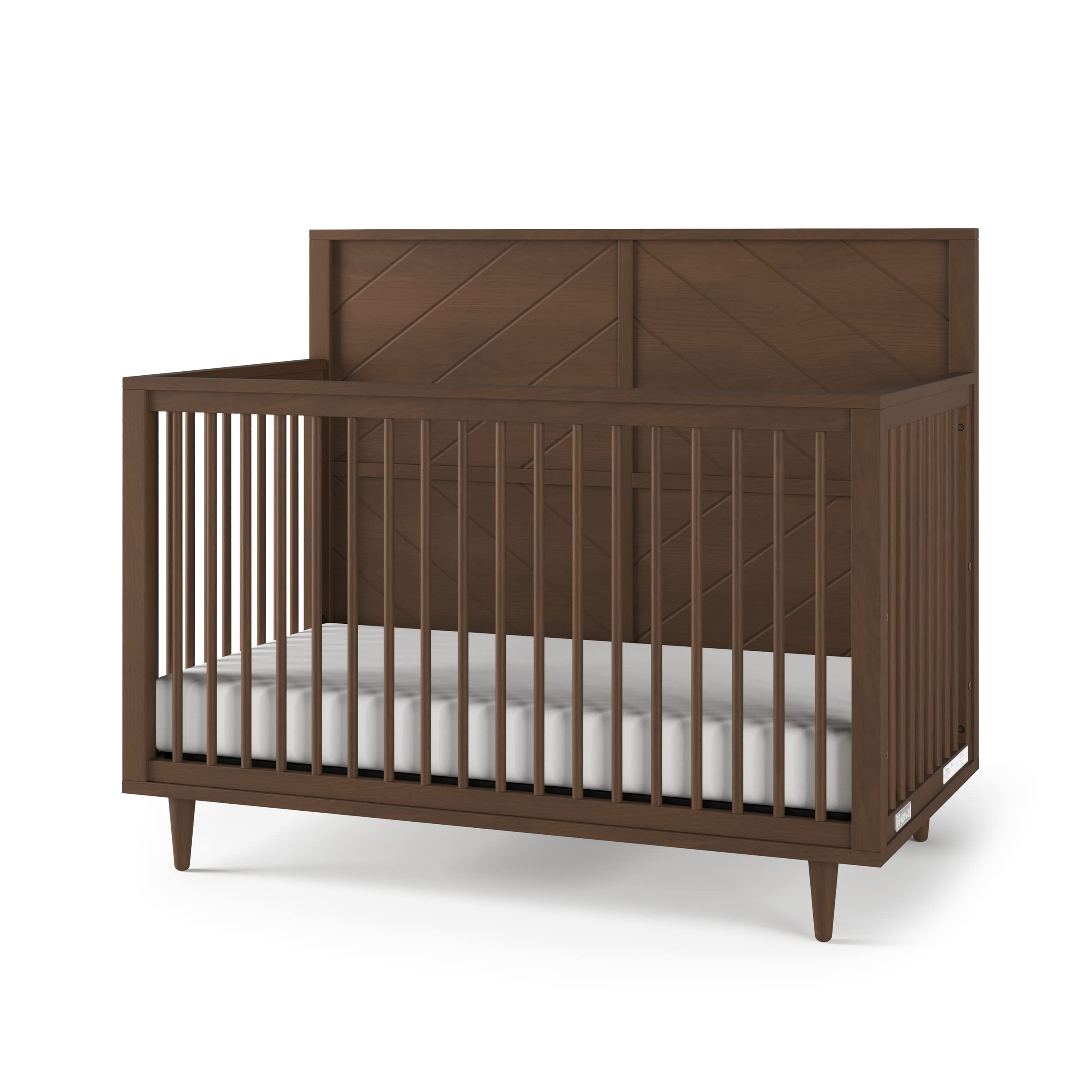 Surrey Hill 4-in-1 Convertible Crib, Baby Crib Converts to Day Bed