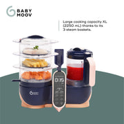 Babynutri Auto Baby Food Maker, Glass Baby Food Mills, Baby Blender & Steamer and Puree Maker with Auto Cooking, Easy Cleaning, Dishwasher Safe, Cook at Home, Touch Screen Control