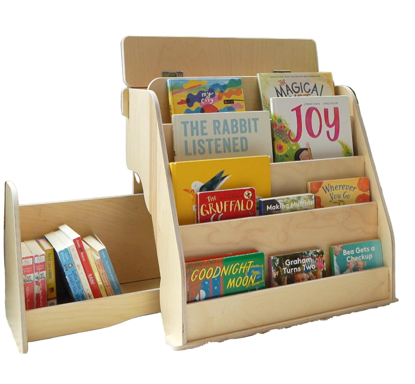 Montessori Bookshelf for Toddlers - Kids Front Facing Book