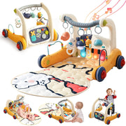 Baby Play Mat Gym,4-in-1 Baby Kick and Play Piano Tummy Time Mat Learning