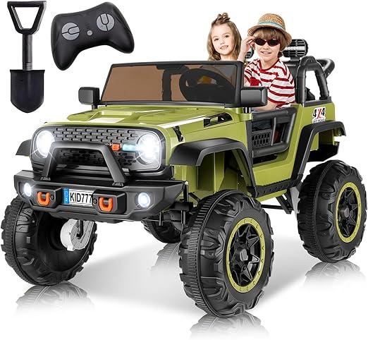 24V Ride on Car for Kids,2 Seater Electric Truck with Remote Control