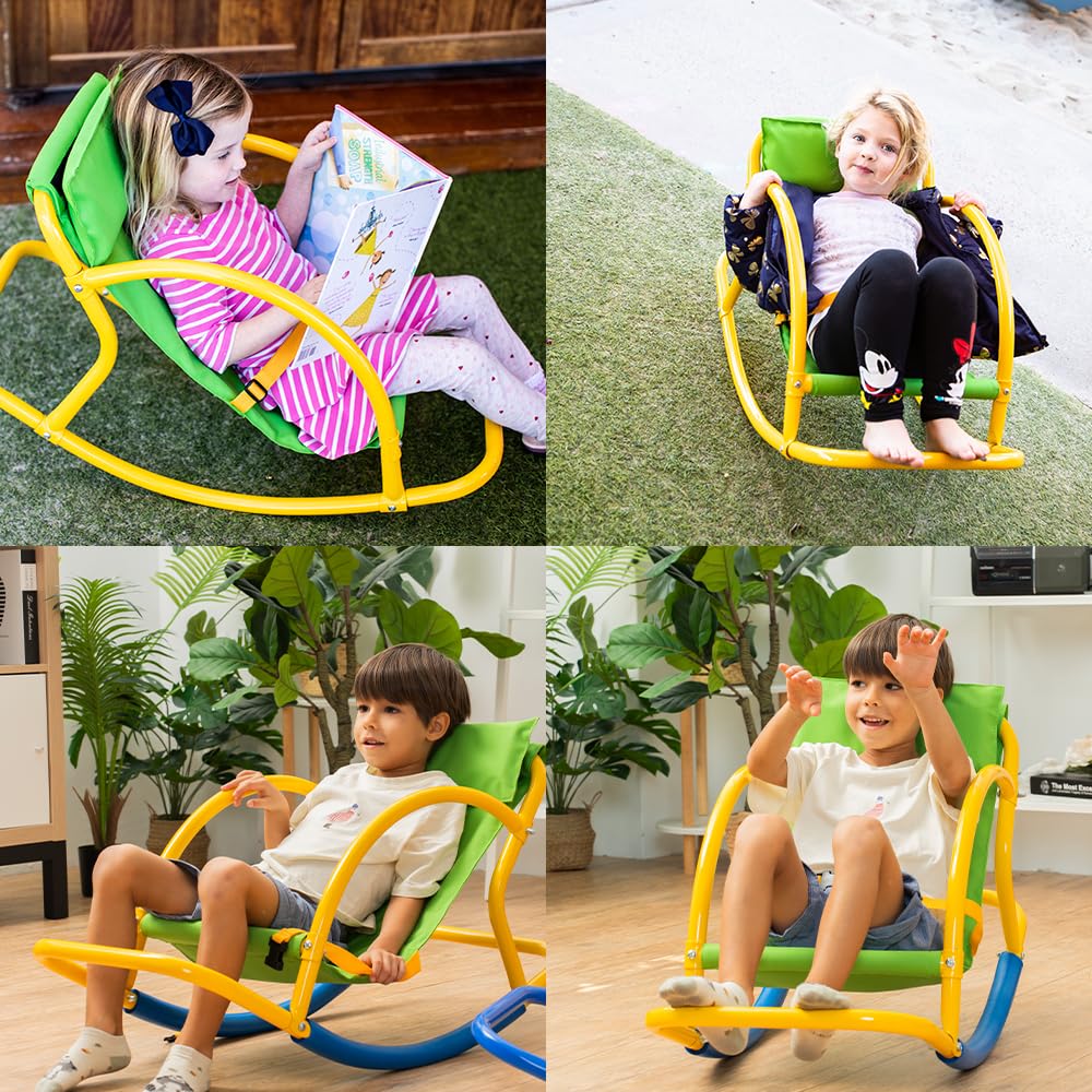 Kids Rocking Seesaw Chair for Toddlers Ages 3-7