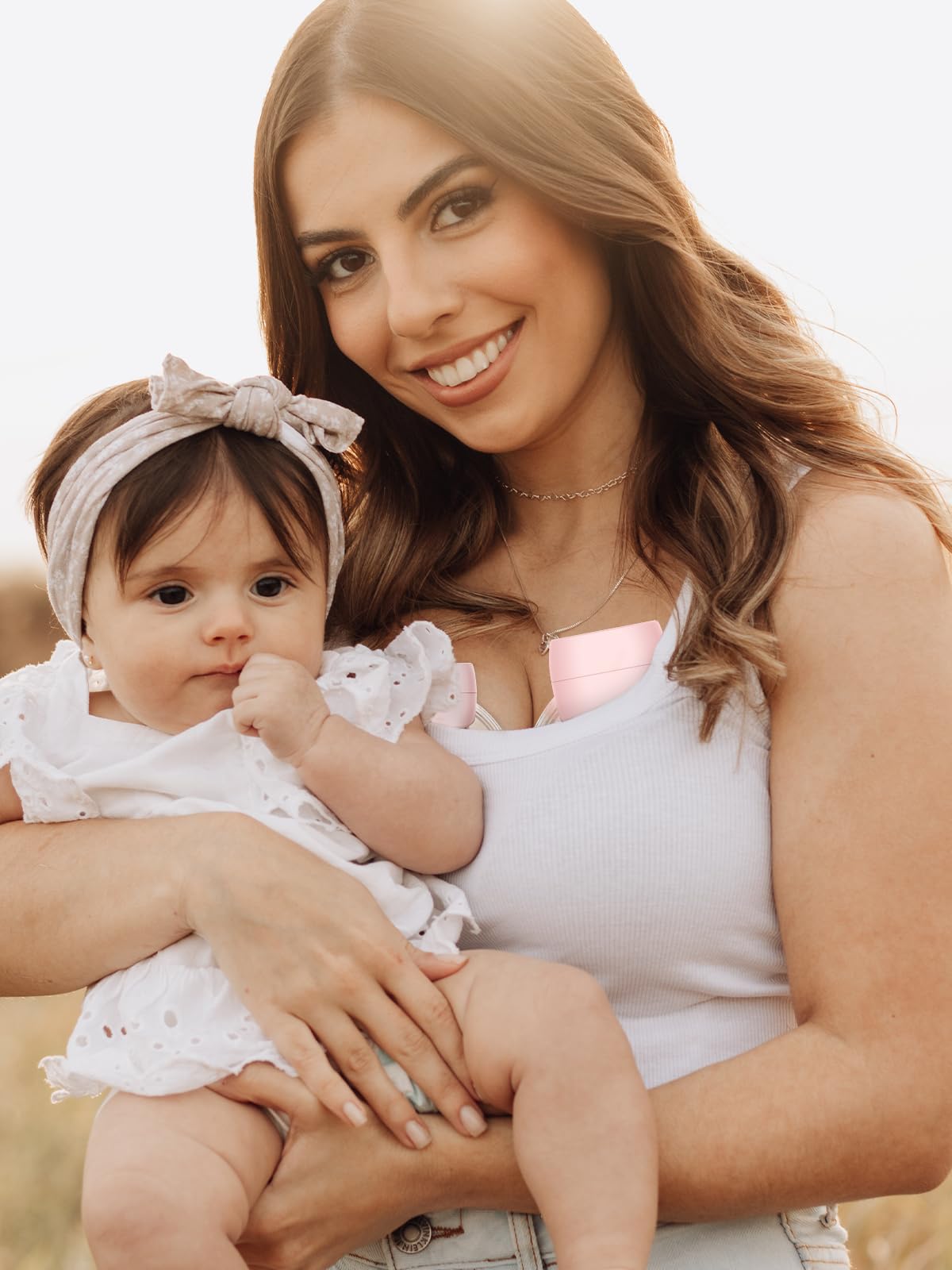 Hands Free Breast Pump, Wearable Breastfeeding Pump 3 Modes & 9 Levels
