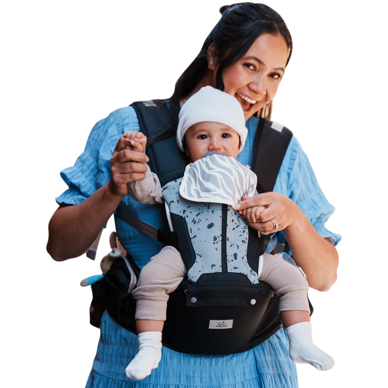 Baby Carrier, Safety-Certified 6-in-1 Baby Carrier Newborn to Toddler