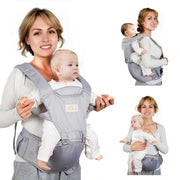Baby Carrier Newborn to Toddler, 6-in-1 Front and Back Baby Hip Carrier