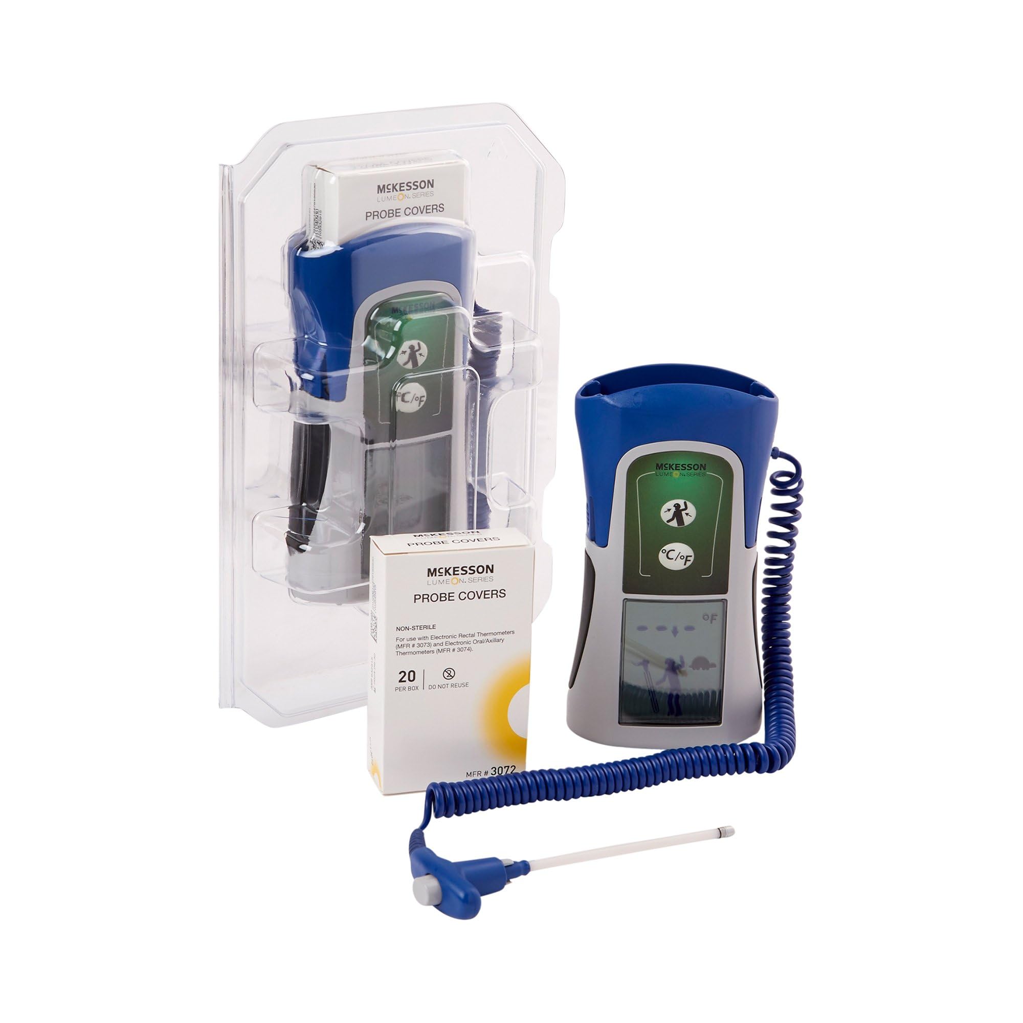 LUMEON Electronic Thermometer, Oral, Axillary - 4-Second Reading, Dual Scale