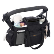 Extra Large Stroller Organizer | with Food Grade Pacifier Teether Bag
