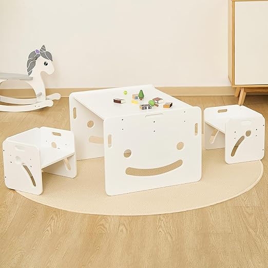 Height Adjustable Montessori Weaning Table and Chair Set