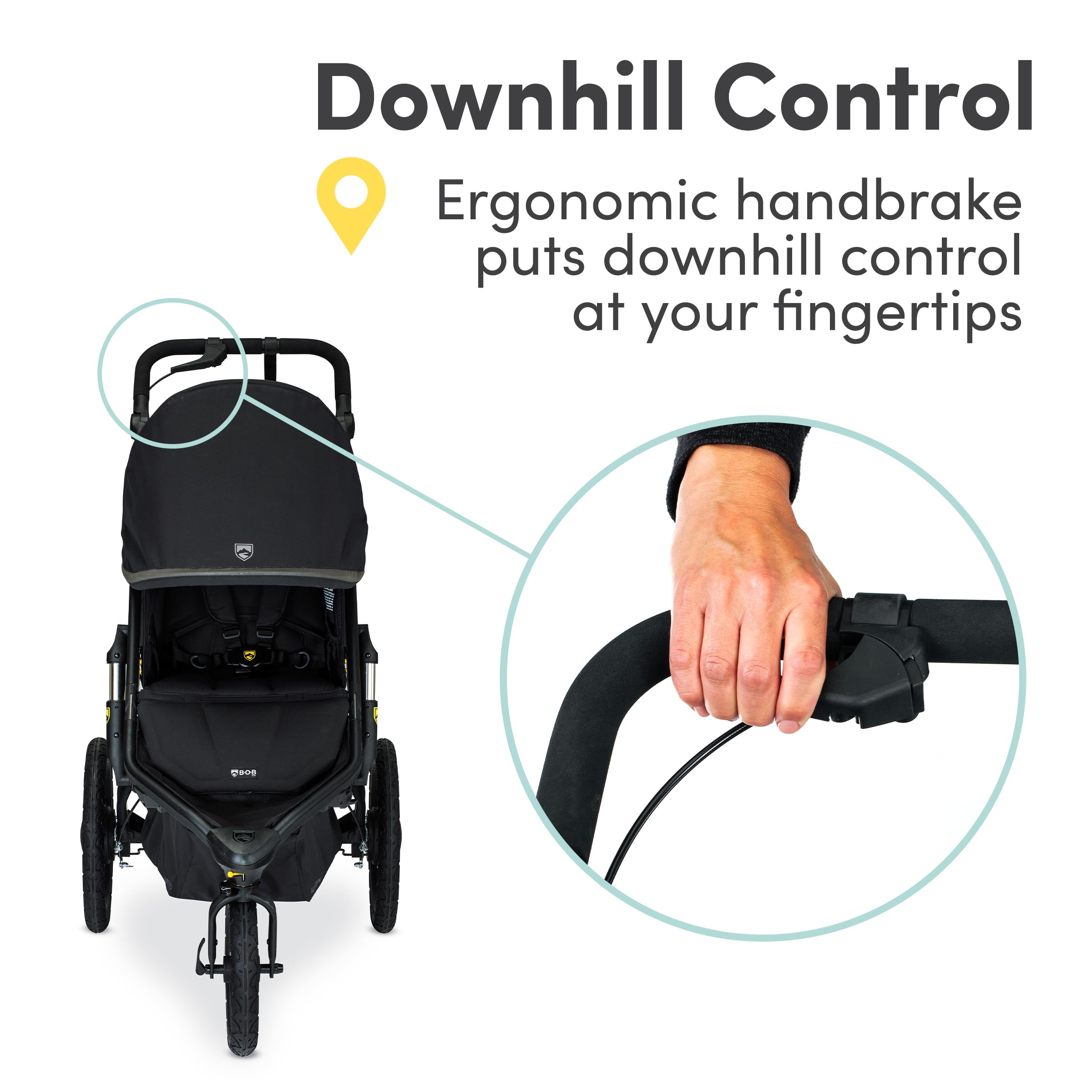 Alterrain Pro Jogging Stroller, Black