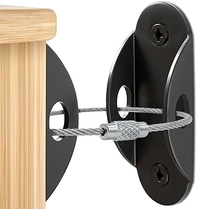 Furniture Anchors (10 Pack) for Baby Proofing, Furniture Straps Anti Tip Furniture Anchor