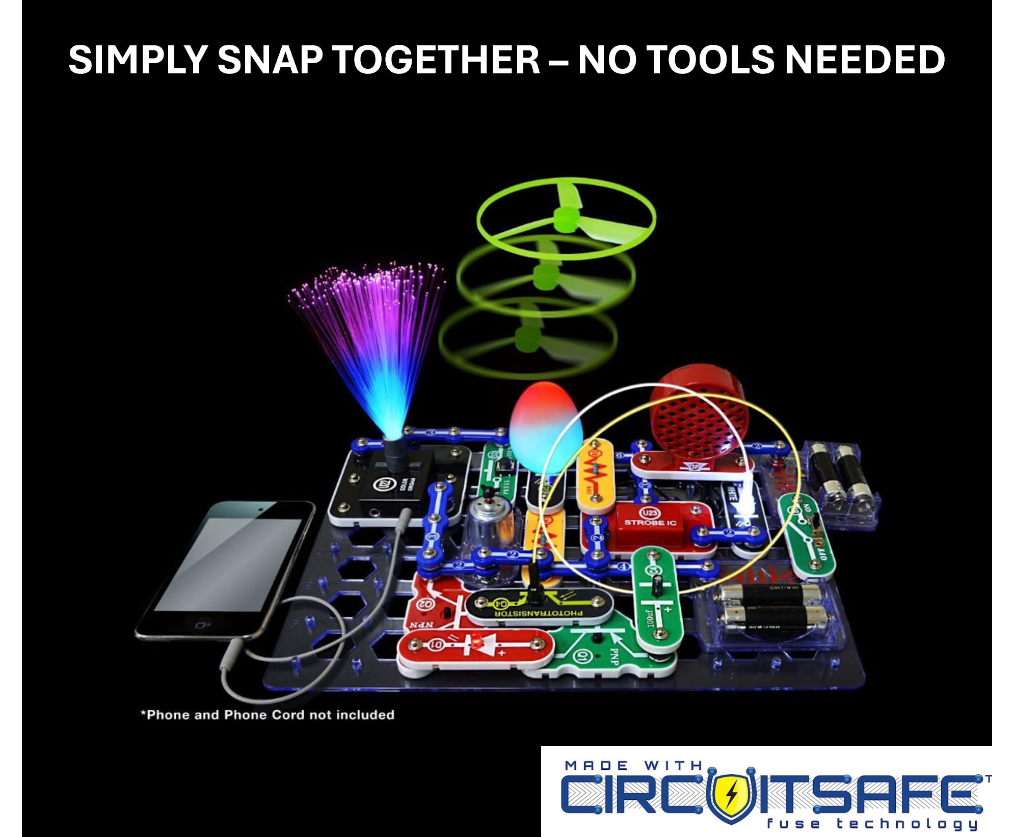 Light Electronics Exploration Kit | Over 175 Exciting STEM Projects | Full Color Project