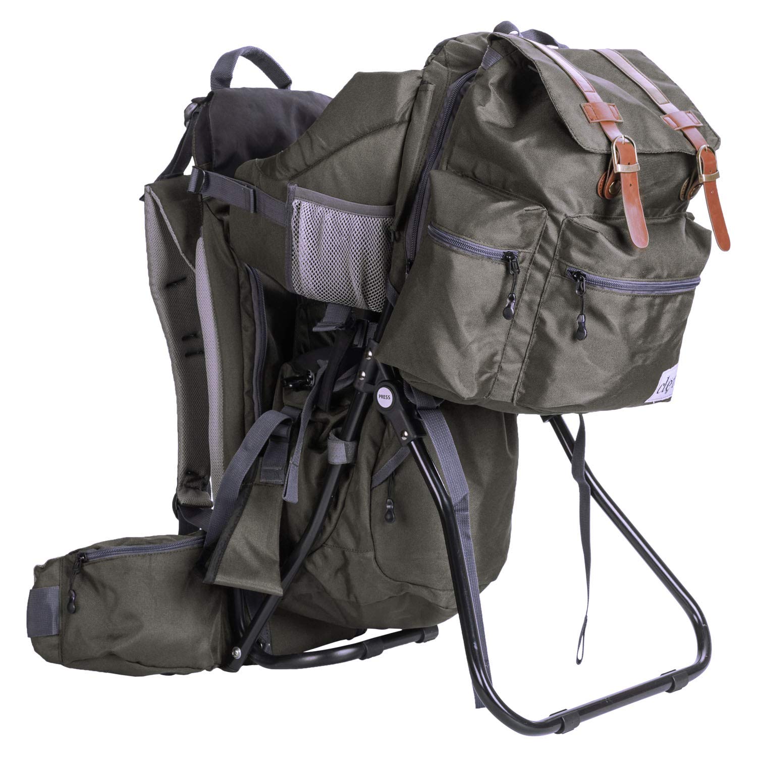Urban Explorer Child Carrier Hiking Baby Backpack, Olive Green