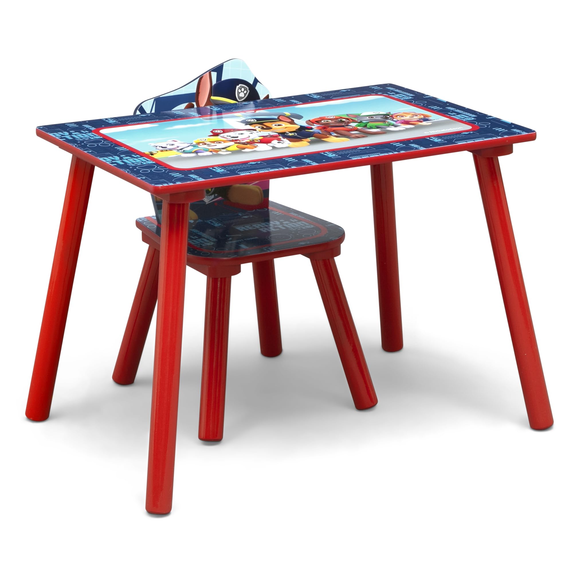 PAW Patrol 4-Piece Toddler Room-in-a-Box Set – Includes Sleep and Play Toddler Bed